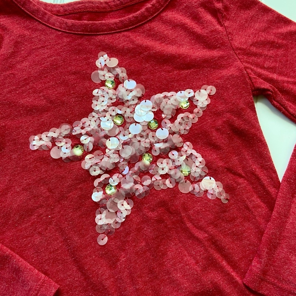 •Cherokee• sequin star tee - Picture 2 of 4